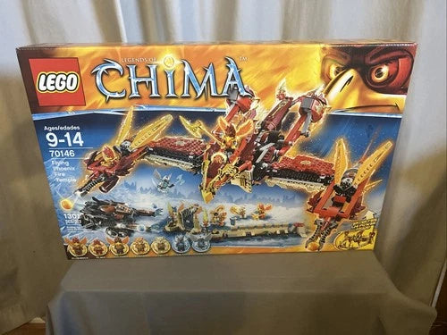 LEGO LEGENDS OF CHIMA: Flying Phoenix Fire Temple (70146) NIB FS VERY CLEAN BOX