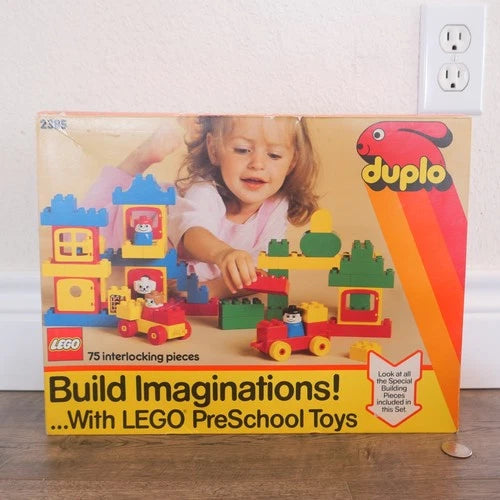 Vintage 1987 Lego Duplo Build Imagination Set 2385 !!!