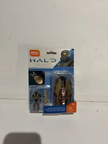 Mega Construx Halo Operation Bronze Cobra Drop Pod FVK12 ODST 57pc Sealed