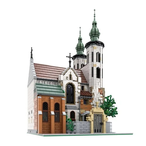 Modular Andrew's Church Medieval Church 3056 Piece Building Blocks Set