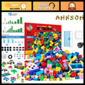 1500 Pieces Classic Building Bricks Set for Kids - Bulk Construction Blocks