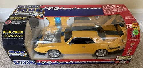 Nikko 1970 Plymouth Superbird 1:10 Scale Radio-Controlled (RC) Car (2005) NIB