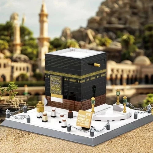Mecca Mosque Kaaba Architecture Building Blocks Set 446 PCS Model Kit