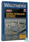 Walthers 933-3705 HO United Petroleum Refinery Deluxe Industrial Building Kit