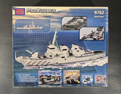 Mega Bloks ProBuilder Battle Group Series Set 9762 Destroyer 2003 FACTORY SEALED