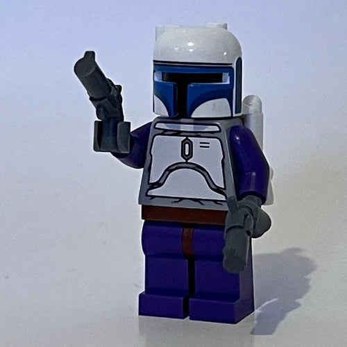 LEGO Star Wars TCS Jango Fett Minifigure By MOMO MINIFIGS (Pad Print)