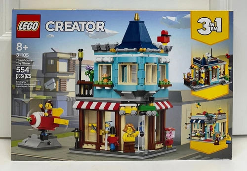 LEGO Creator 3 in 1 Townhouse Toy Store 31105 554 pcs Retired NEW & SEALED