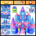 Magnetic Building Blocks Set - Princess Castle Tiles for Kids 3-8 Years - STEM E