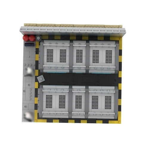 Base and Barracks Model from Movie Building Toys Set 695 Pieces MOC