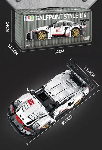 Technic 1:14 Scale Sports Car Building Blocks Set Compatible Brick Toy Model
