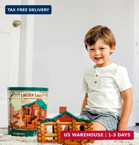 Lincoln Logs 100th Anniversary Tin