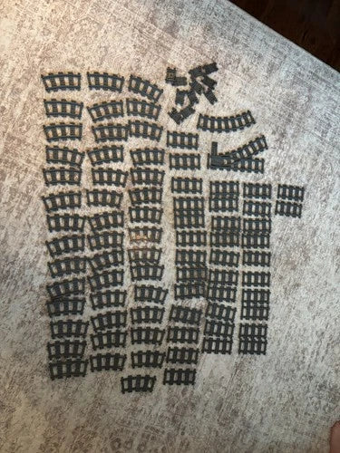 Lego Train Tracks LOT - 91 Pieces Total, Curve + Straight