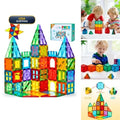 FNJO Magnetic Tiles 110PCS Magnet Building Set Magnetic Blocks Kids Toys