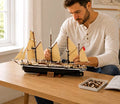 Sailing Ship Large Model Building Block Set Approx. 3011 Pcs Generic No Box