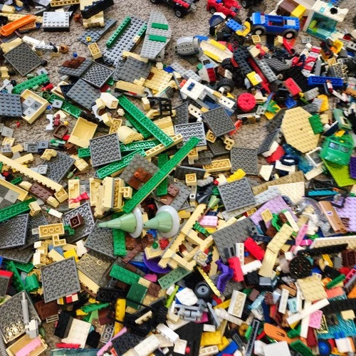 LEGO 21 lb Big Bulk Lot Collection Parts and Pieces City Ships Harry Potter