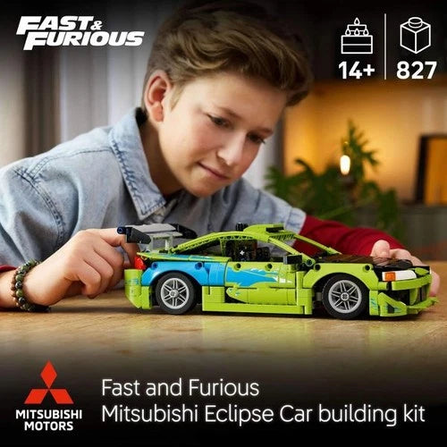 MEOW Technic Fast & Furious Mitsubishi Eclipse Car 42229 Model Building Set