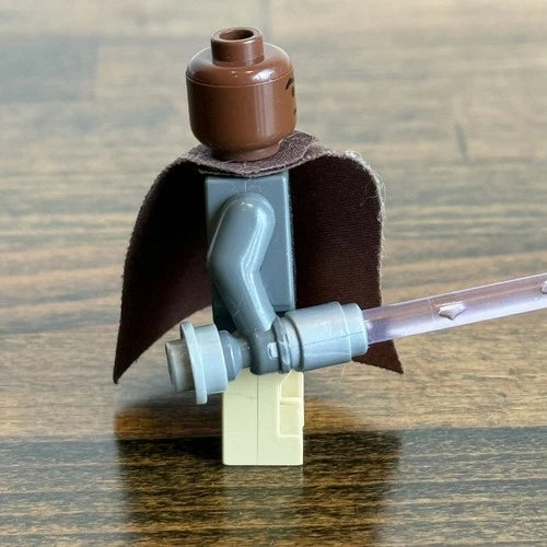 MEOW Star Wars Mace Windu Light-up Lightsaber Minifigure sw0133 - WORKING!