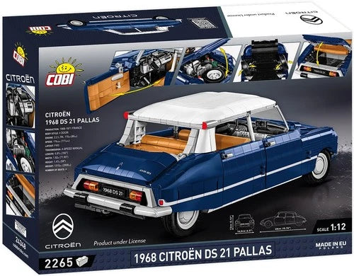 COBI Cars 1968 Citroen DS 21 Pallas Vehicle Building Block Model Set # 24348