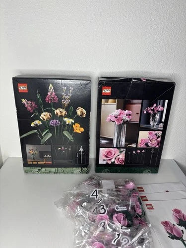 2 - NEW LEGO Botanicals 10280, 10374 - box damage