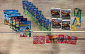 Lego Birthday Huge Party Favor Lot polybags sticker books dots bracelets