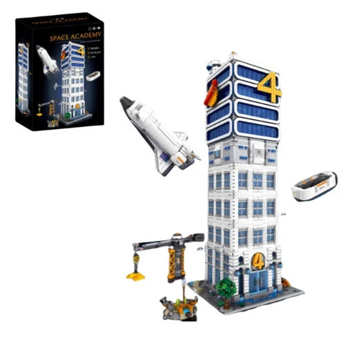 MOC Fantastic 4 Modular Baxter Building blocks - Classic Space Academy 6135 pcs