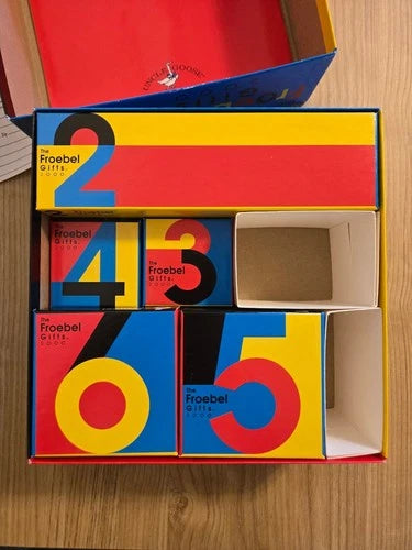 The Froebel Gifts 2000 The Building Gifts 2-6 Wooden Educational Block Set