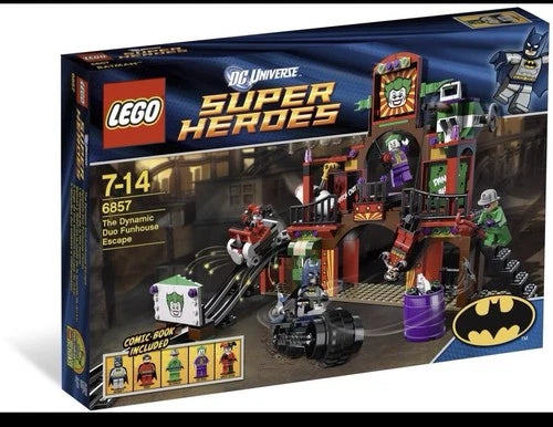 MEOW DC Super Heroes Batman 6857 Dynamic Duo Funhouse Escape 380pc