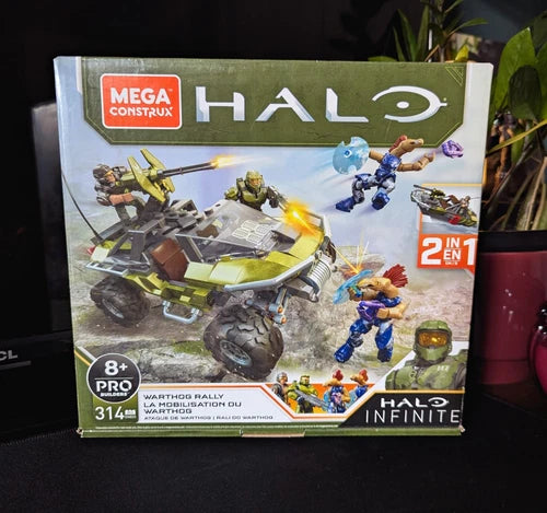 MEGA Construx Halo Warthog Rally 2-in-1 Building Set GNB25