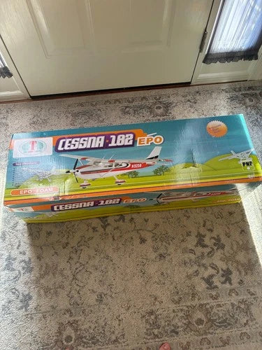 55.5" Wingspan Cessna 182 PNP Red RC Airplane Radio Control Plane NIB