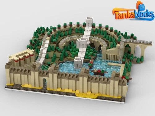 MOC-75054 Hanging Gardens of Nineveh building blocks Toys Christmas gift