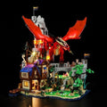 Dungeons & Dragons Red Dragon’s Tale 21348 PCS Building Blocks Set Gift M