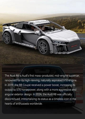 AUDI R8 Building Blocks Set W/ Remote Function