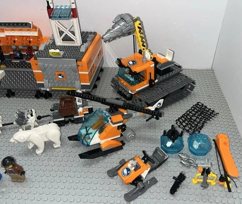 Lego 60032 60036 City Arctic Base Camp Snowmobile Lot 2 Complete Sets