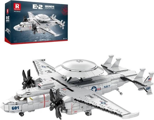 Reobrix E-2 Hawkeye Military Airplane Building Set,Warning Aircraft Fighter J...