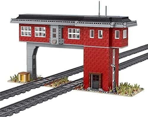 Railroad Signal Station Building Blocks Set 1,809 Pieces GJ-RSS