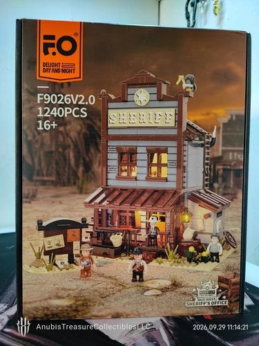FUNWHOLE (Lumibricks) Sheriff's Office F9026 Old West Theme Building Blocks Set