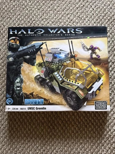 RARE! Pre-production Sample! Halo Mega Bloks UNSC Gremlin Set 96818 Complete NEW