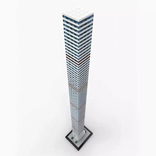 432 Park Avenue Skyscraper 1:800 Scale Model Building Block Set