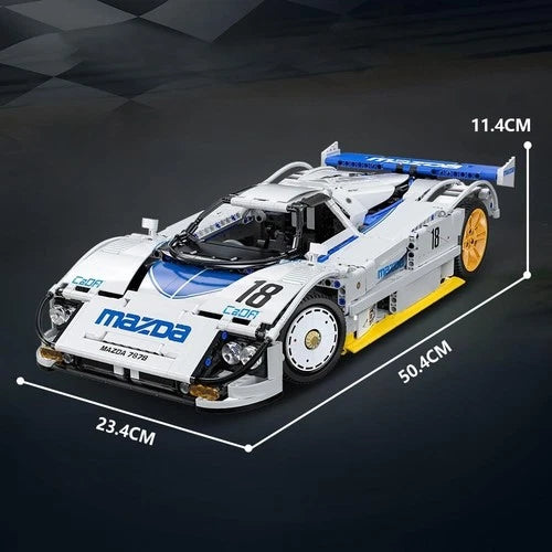 CaDA Mazda 787B C63007W 1:10 Racing Car Building Block Set 1797PCS Le Mans Model