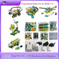 2Sets STEM We-Do Kit 2.0 Core Programmable Robot Building Blocks Electronics US