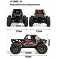 US Stock UdiRC UCX2405PRO 1/24 2.4G 4WD RC Rock Crawler Brushless Motor RTR Car