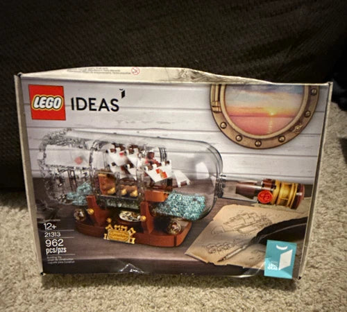 MEOW Ideas Ship in a Bottle 21313 Limited Edition Complete Set 962 pcs Box