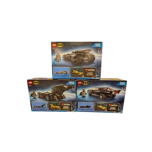 MEOW Batman: Batmobile - 3 SETS - 76331 76332 76333 The Batman BvS Robin NEW 🦇