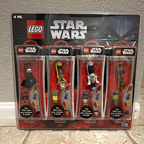 LEGO Star Wars Pen Set 4-Pack Blister Pack Complete Set 145045