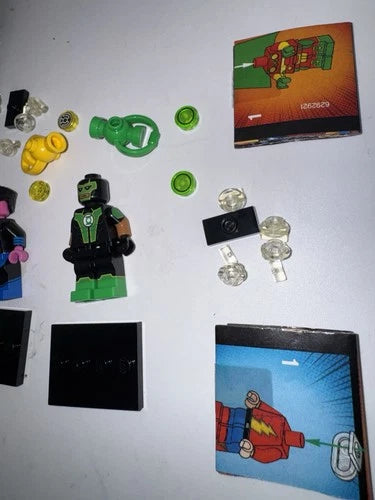 MEOW DC Super Heroes Minifigure Sinestro Genuine RARE GREEN Lantern SET LOT CMF