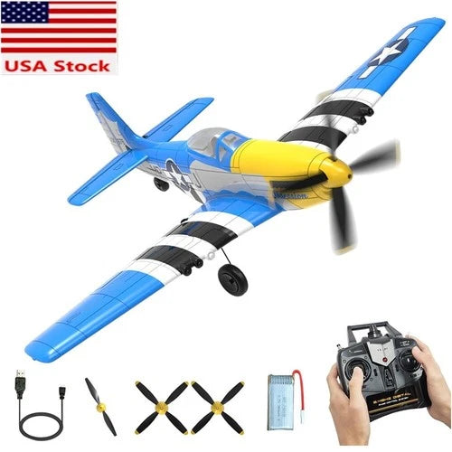 Volantex P51 2.4G 6 Axis 4CH Wingspan Aerobatic Fighter Remote RC Plane Gift