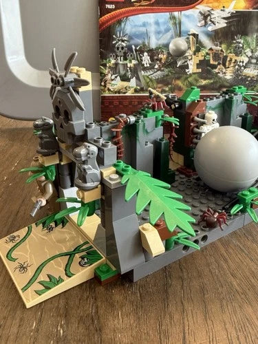 99% Complete Indiana Jones Building Set #7623 Temple Escape Adult Owned -READ!