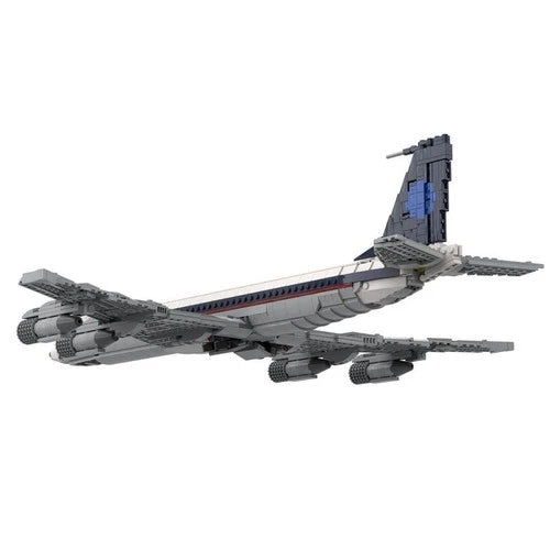 MOC-107665 1:80 Scale 707-Saha Airlines Jetliner Aircraft Model 1559 Pcs