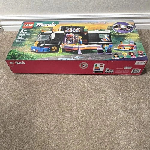 LEGO Friends 42619 Pop Star Music Tour Bus 845 pcs Retiring soon. New in box.