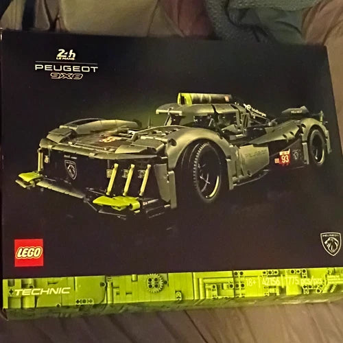 LEGO Technic Peugeot 9X8 24H Le Mans Hybrid Hypercar 42156 1775pcs 18+ BP UNDONE